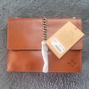 Patricia Nash Adelfia Chain Tassle Flap Shoulder Crossbody Bag.